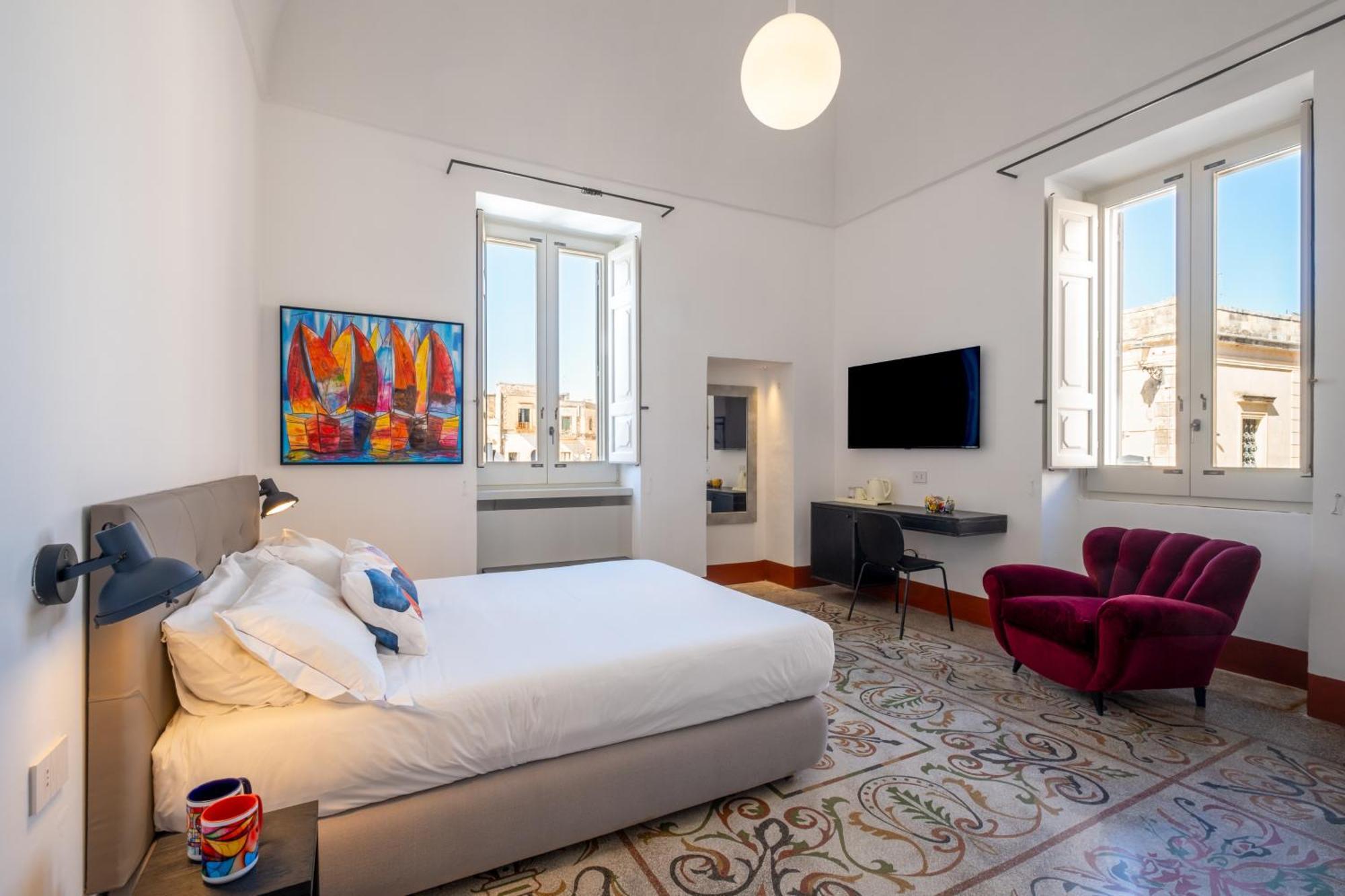 מינרווינו די ל'צה Dimora Del Vescovo Art Boutique Hotel מראה חיצוני תמונה